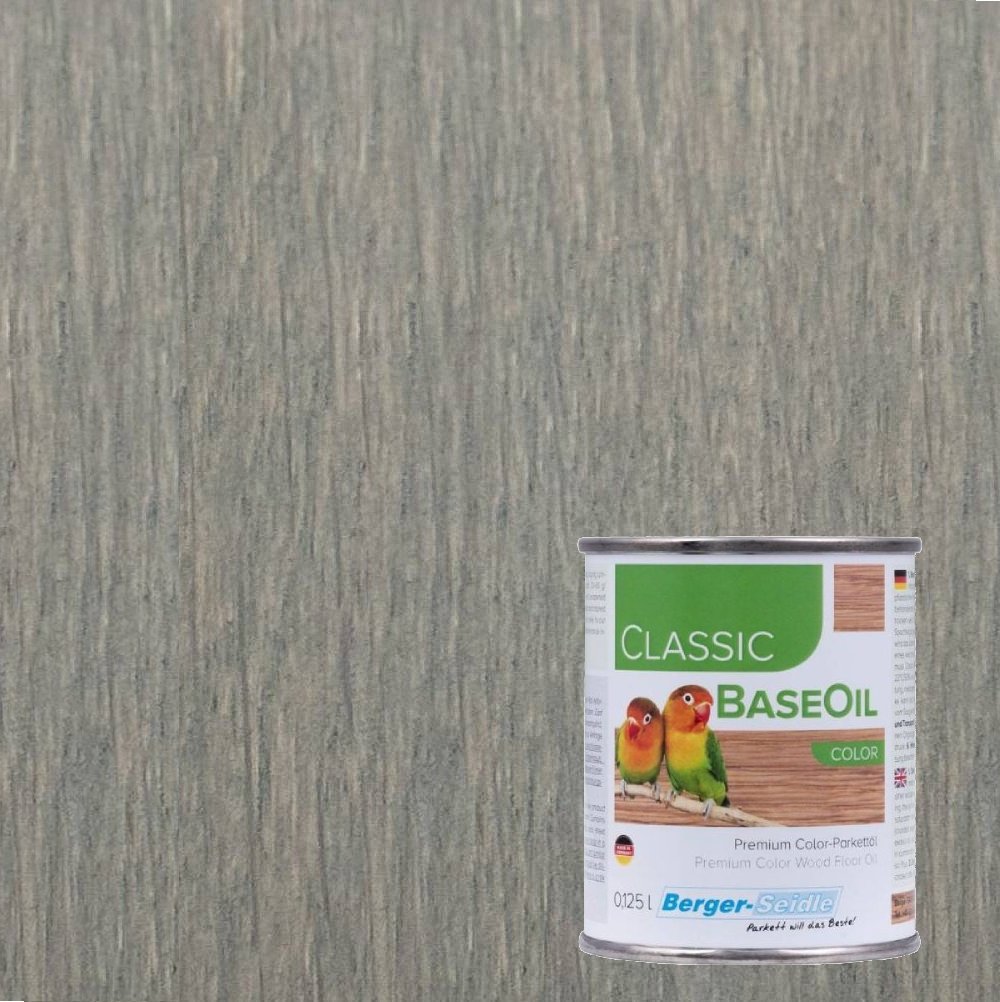Масло для пола Berger-Seidle BaseOil Color цвет Cement Grey / Zementgrau полуматовое 0,125 л